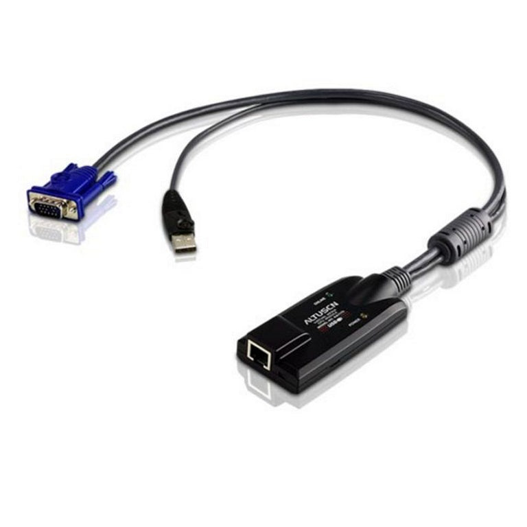 Aten KVM Cable Adapter with RJ45 to VGA & USB, Supports Virtual Media Aten KVM Cable Adapter with RJ45 to VGA & USB, Supports Virtual Media